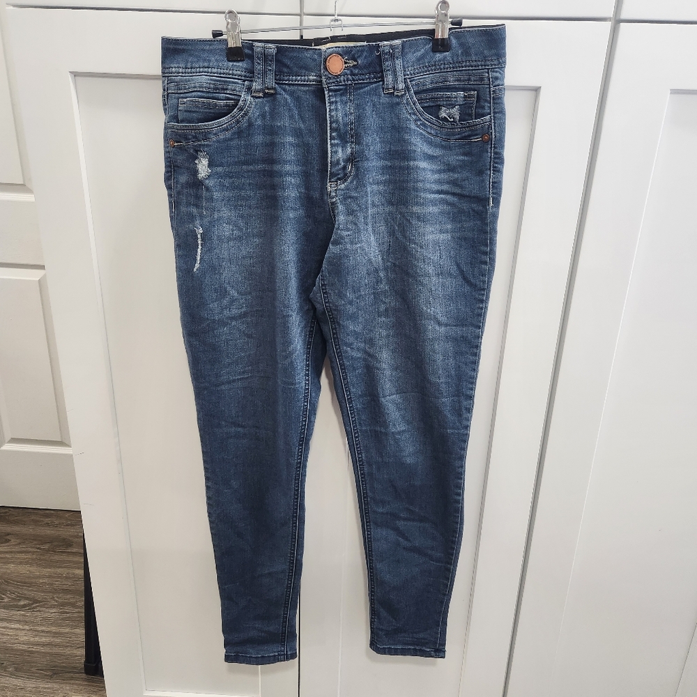 Democracy Ab Technology Skinny Jeans Elastic Waist size 10